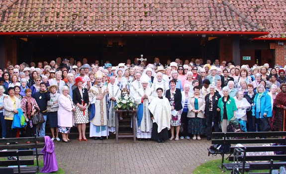 Group photo at church